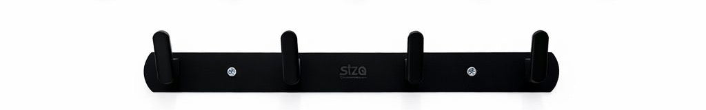 Black Towel Rack Hooks