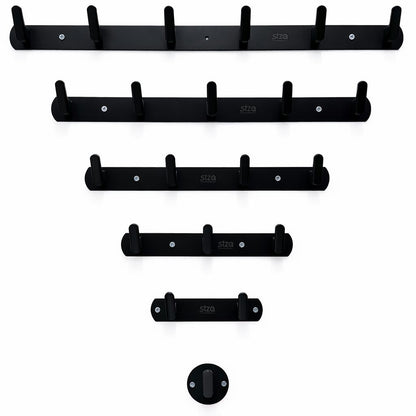 Black Towel Rack Hooks