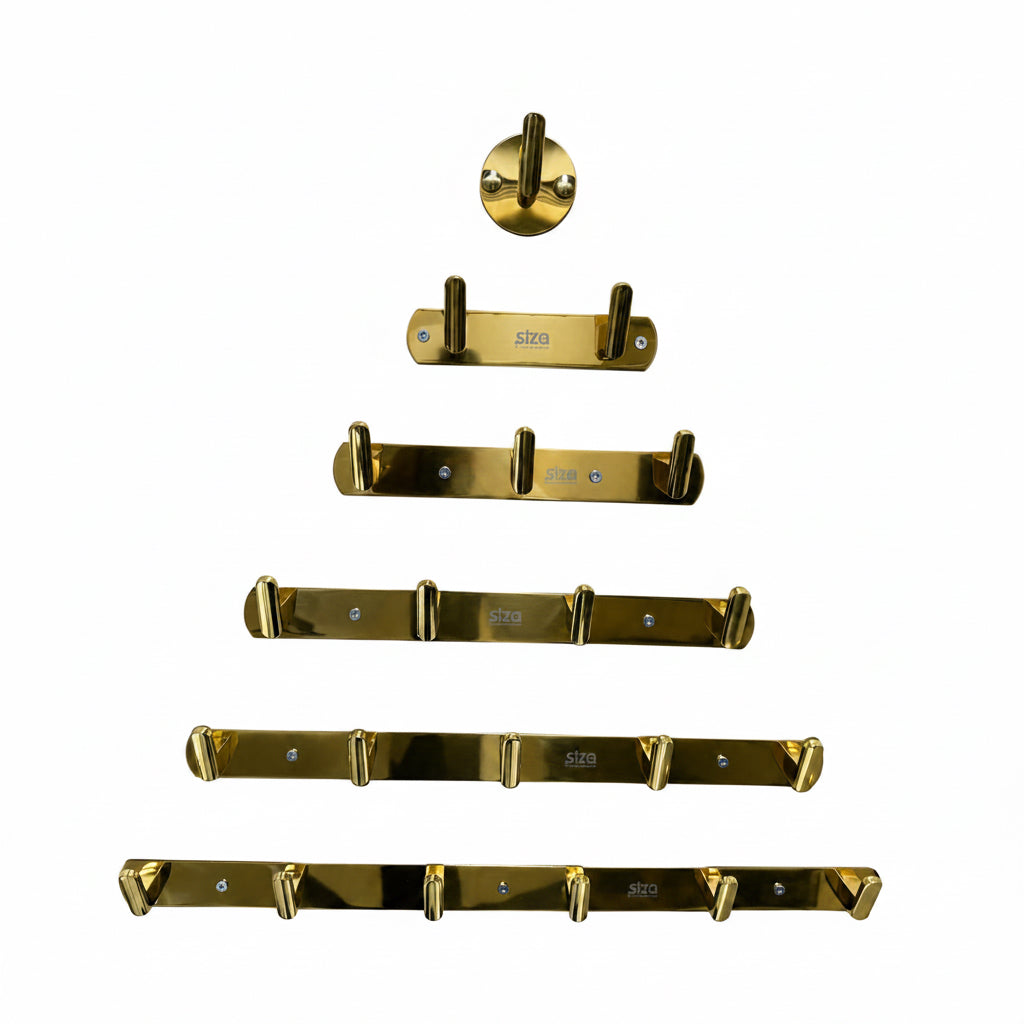 Gold Towel Rack Hooks